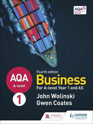 cover image of AQA A-level Business Year 1 and AS (Wolinski and Coates)